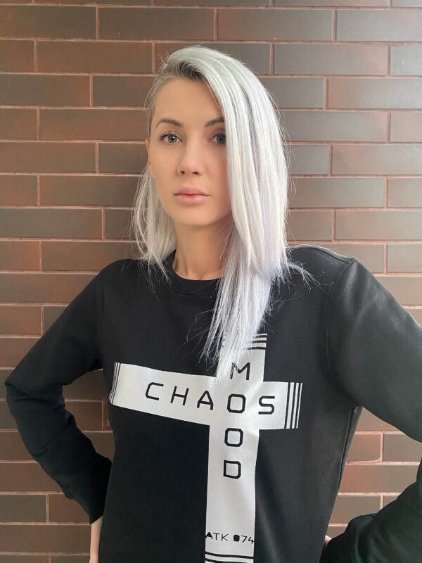 Chaos Mood Reflective Unisex Sweater - Image 2