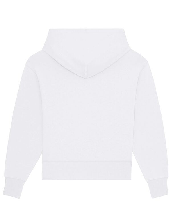 #Let'sTechno / #HardcoreMotherfucker Unisex White Hoodie - Image 3