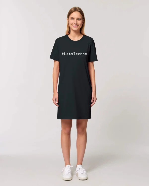 #Let'sTechno Spinner Dress